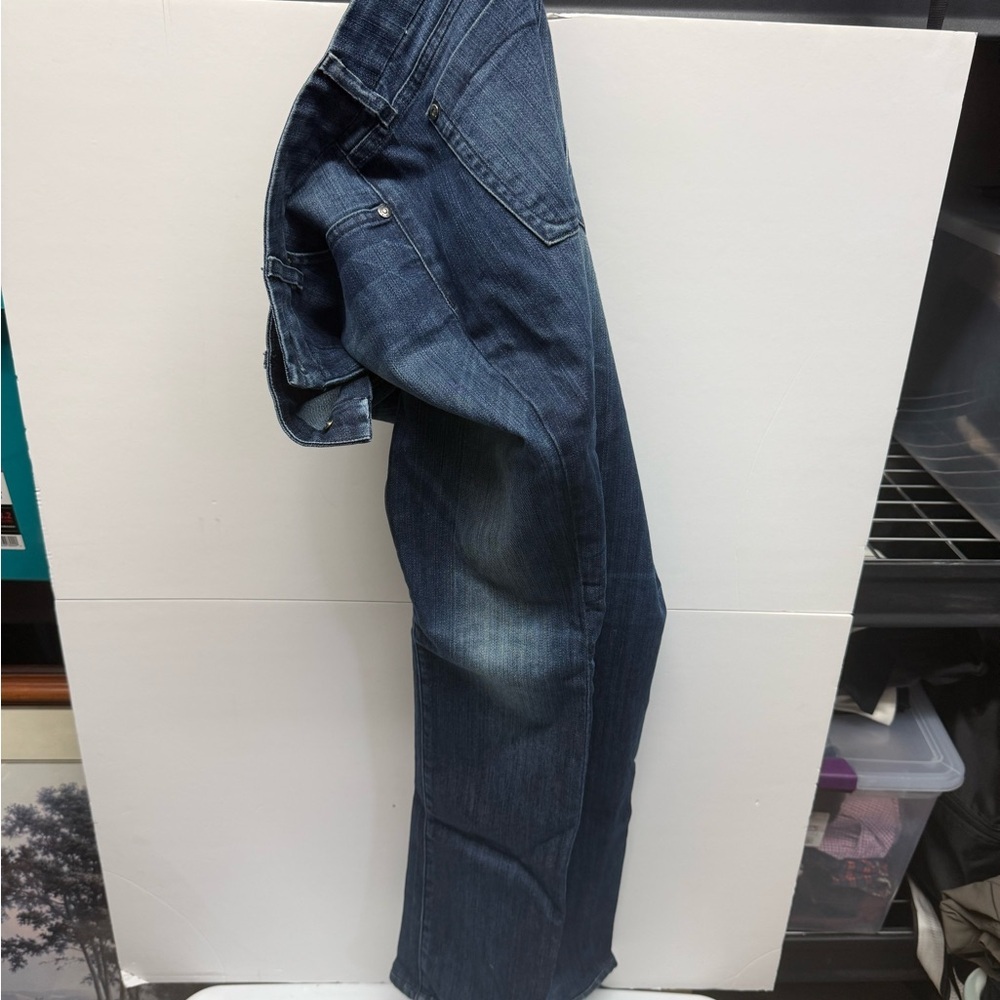 Fidelity Denim Women’s Straight Leg Jeans in Dark Blue - Picture 6 of 6